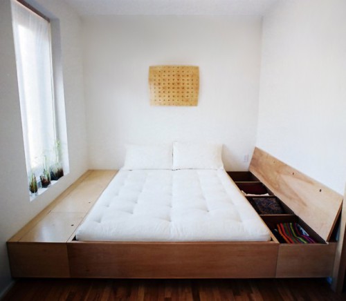 подиум для кровати с дополнительными ящиками